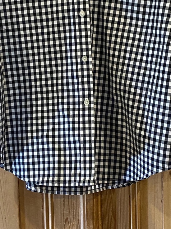 LAUREN RALPH LAUREN Checkered Gingham Button Down Petite Medium - Picture 4 of 6